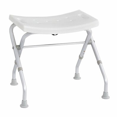 SAPHO A0050301 Składane krzesełko dla osóbniepełnosprawnych, białe