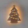 Solight LED nástěnná dekorace Vánoční stromek, 24x LED, 2x AA