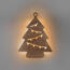 Solight LED nástěnná dekorace Vánoční stromek, 24x LED, 2x AA