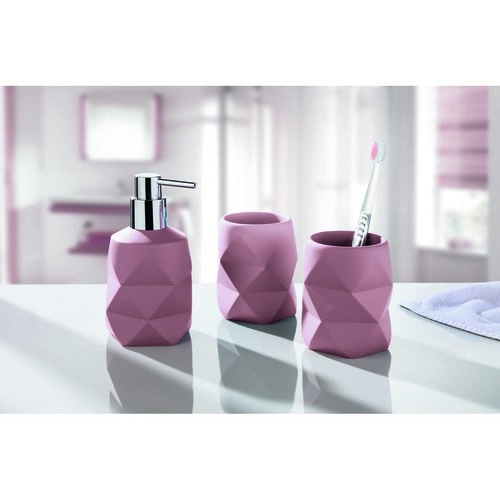 Kleine Wolke WC set Crackle, roza