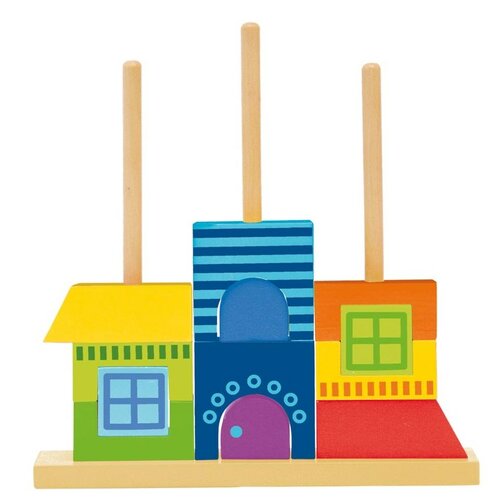 Woody Holzbaukasten Rainbow Mein Haus