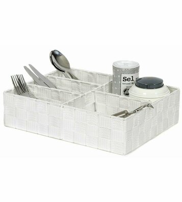 Compactor Organizator za perilo in dodatke TEX 32x 25 x 8 cm, bela