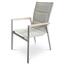 Autronic Scaun de grădină, aluminiu, textil, gri,AZ C-S1110 GREY