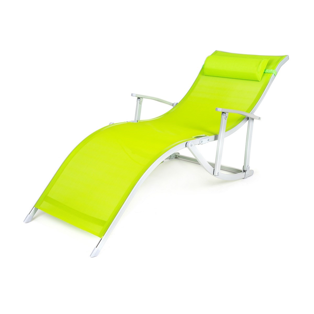 HAPPY GREEN Plážové lehátko CANARIA 192x55x74 cm