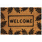 Kokosová rohožka Welcome Listy, 40 x 60 cm