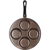 Banquet Panvica na 4 lievance GRANITE Brown, 24 cm