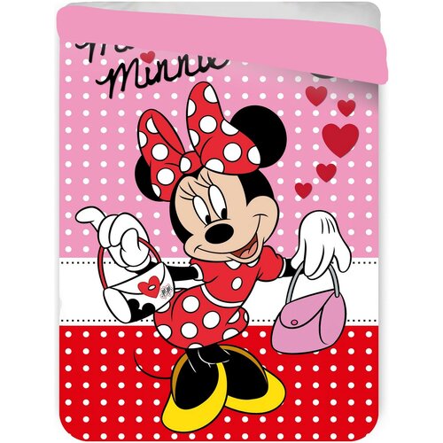 Narzuta dla dzieci pikowana Minnie Mouse, 180 x 260 cm
