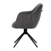 Sada jídelních židlí s vratným mechanismem HC-536 GREY2, 2 ks