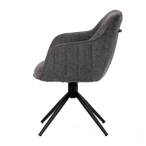 Esszimmerstuhl-Set mit Rückstellmechanismus HC-536 GREY2, 2 Stück