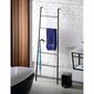 SAPHO SE104 Sega suport pentru prosoape 55 x 170 x7 cm, negru mat