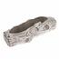 Ghiveci de flori din beton Trunchi cu fluture, 29,5 x 8 x 11 cm