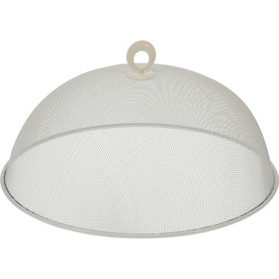 Capac metalic pentru alimente, diametru 35 x 14cm, alb