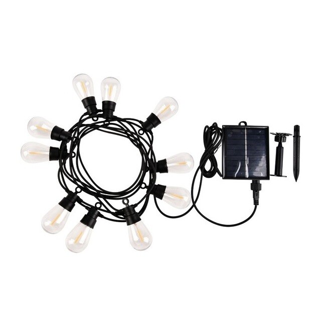 Rabalux 77165 vonkajšia solárna dekoratívna LED reťaz Zirc, 3,6 W, 2700K, 35lm, IP44