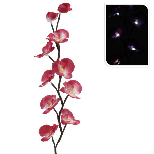 Umelá kvetina orchida LED