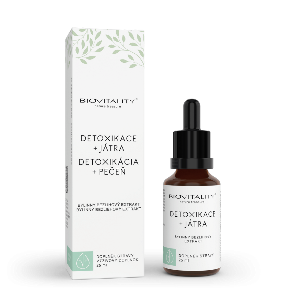 Fotografie Biovitality Detoxikace a játra bezlihová tinktura, 25 ml