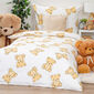 Lenjerie de pat din bumbac 4Home Teddies , 140 x200 cm, 70 x 90 cm
