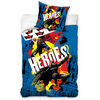 Detské bavlnené obliečky Batman vs. Superman - Heroes, 140 x 200 cm, 70 x 90 cm