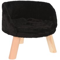 Sofa dla kota Sharleen, czarny, 35 x 30 x 35 cm