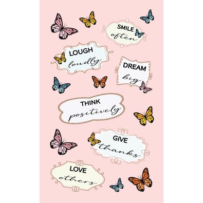 Naklejki 3D Dream Straw, 8 x 14 cm