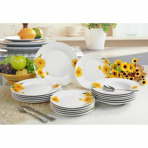 Set de masă Banquet Sunny 18 piese