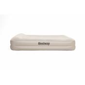 Bestway Semišová nafukovací matrace Tritech s el. pumpou, 203 x 152 x 42 cm