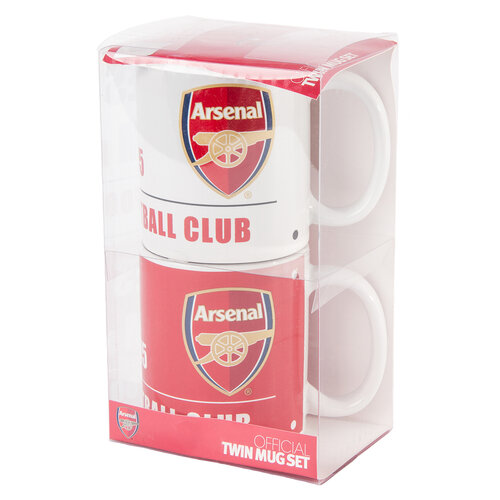 FC Arsenal Kubki ceramiczne 350 ml, 2 szt.