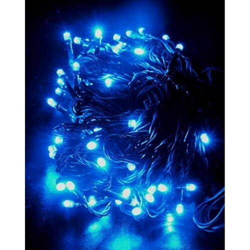 Solight vianočná svetelná reťaz 120 LED 5m modrá