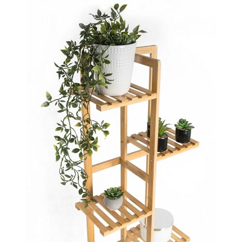 G21 virágállvány 6 szintes, bambusz