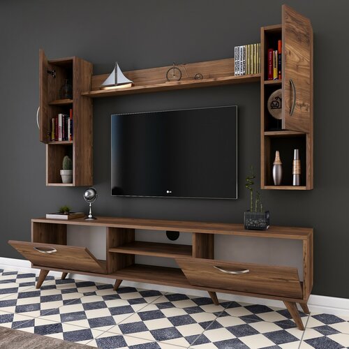 Televízna stena Mio Walnut