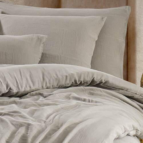 4Home Muslinova posteljnina Grey, 140 x 200 cm, 70 x 90 cm