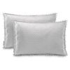 AmeliaHome Prevleka za vzglavnik Meadore srebrna,50 x 70 cm, 2 kos