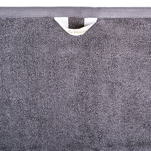 Brisača Darwin temno siva, 70 x 140 cm