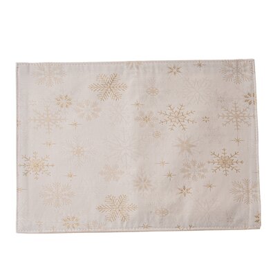 Weihnachtstischset wasserfest Flocken Mix, 32 x 45 cm