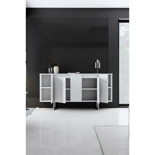 Schrank Luxe White and Silver