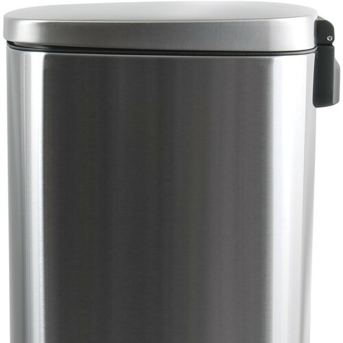 Spirella Pedálový odpadkový koš soft-close Akira 50 l, kartáčovaný nerez