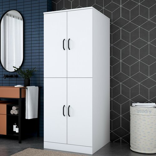 Waschmaschinenschrank Fera White