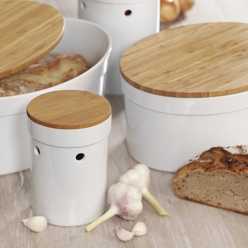 Cutie de pâine Kela SALENA, ceramică, alb