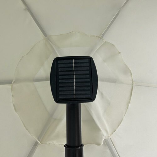 Avenberg Duży parasol z regulacją nachylenia Sunny LED 300, beżowy