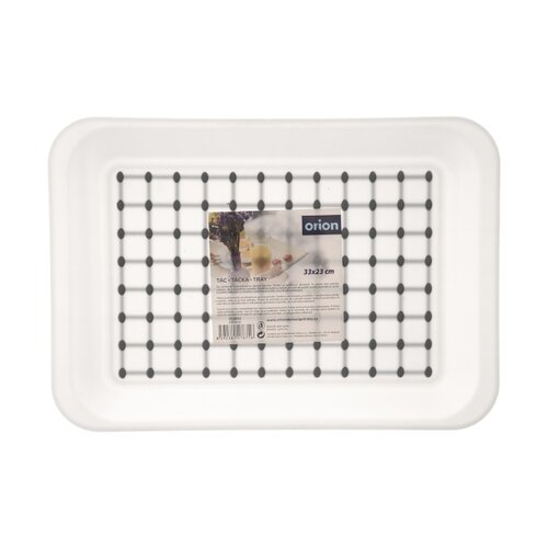 Orion Пластикова таця 33 x 23 см, біла