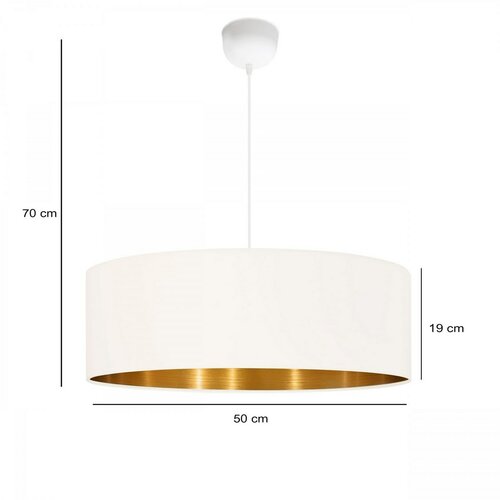Závesný luster AYD-3549 Aurora, biela