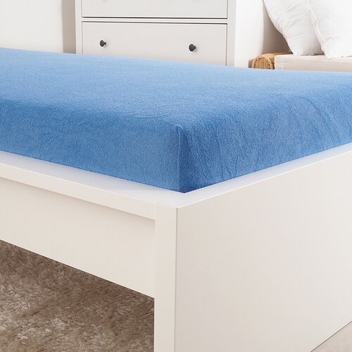 4Home froté prestieradlo Perfect modrá, 90 x 200 cm