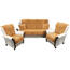 4Home Narzuty na kanapę i fotele Baranek brązowy, 150 x 200 cm, 2 szt. 65 x 150 cm