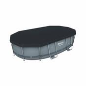 Bestway Oválny nadzemný bazén Power Steel, kartušová filtrácia, schodíky 4,88 x 3,05 x 1,07 m
