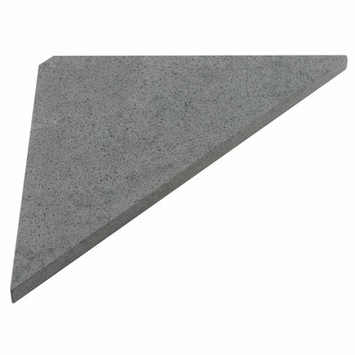 SAPHO AE200-4033 Abeline rohová polica rockstone 20 x 20 cm, concrete