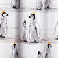 4Home Zasłona dla dzieci Pingwiny, 140 x 245 cm