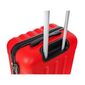 Pretty UP Cestovný škrupinový kufor ABS25 stredný, 59 x 41 x 26 cm, červená