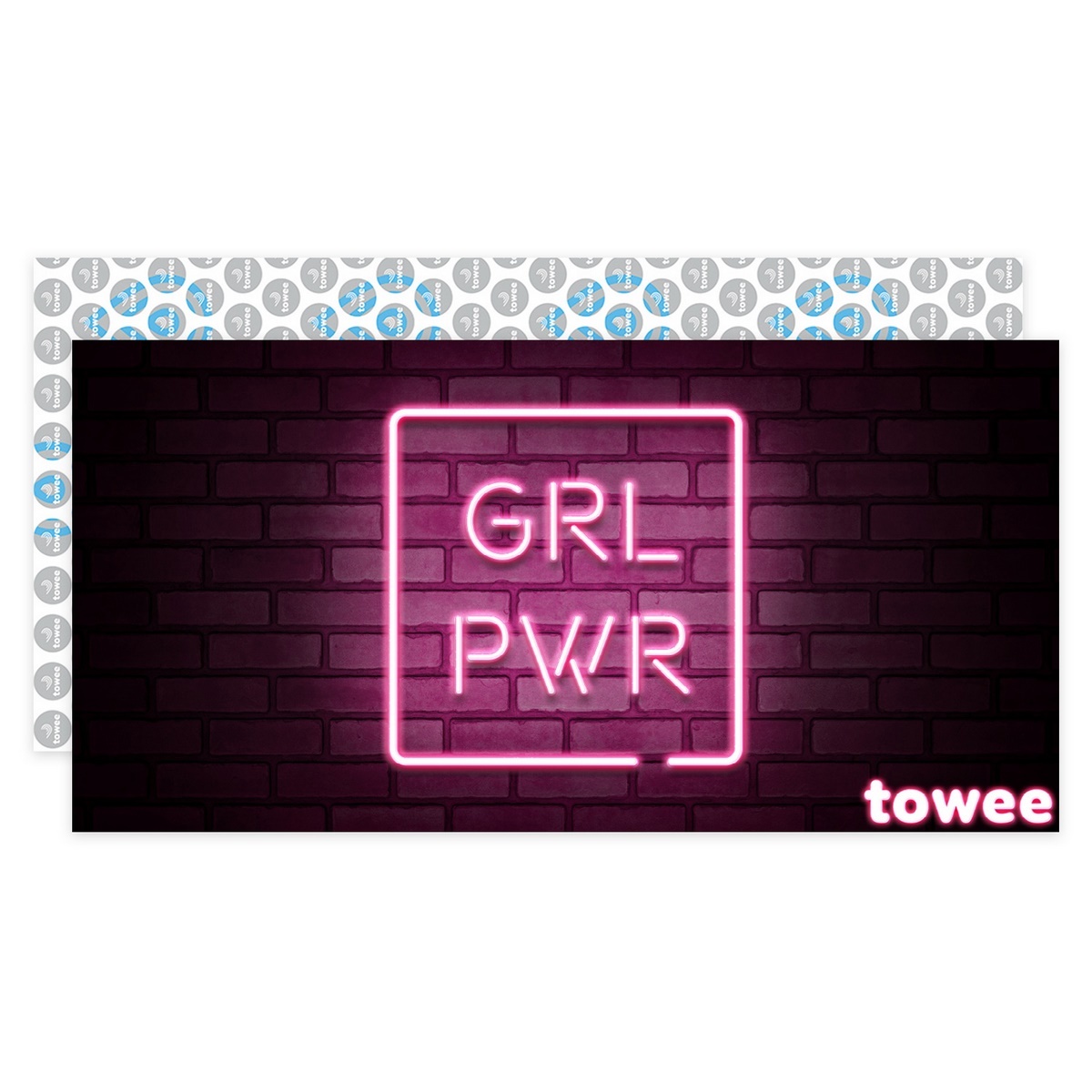 Prosop cu uscare rapidă Towee GIRL PWR, 80 x 160 cm 160