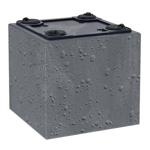 SIERRA CASE BETON EFFECT virágtartó 57,7 cm, antracit
