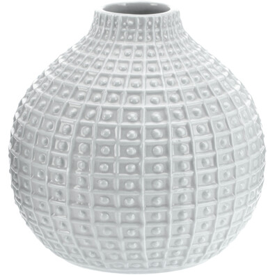 Wazon ceramiczny Ball, szary