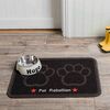 Covoraș sub castron PET REBELLION Dinner Mate Jet black , 40 x 60 cm